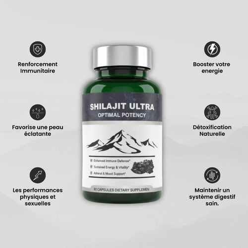 Shilajit Ultra – Gélules Premium 60 capsules